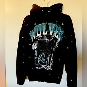 Family Over Everything "Vintage Pierce" Hoodie in Black Starry Night